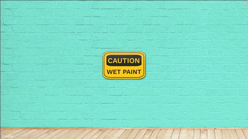 Скриншот 4 к игре CAUTION WET PAINT
