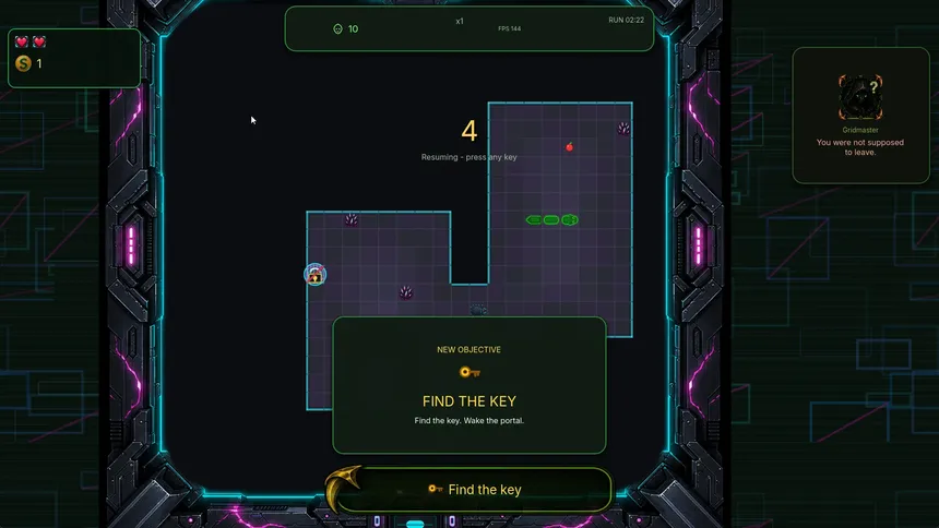 Скриншот 1 к игре Snake: Gridbreaker