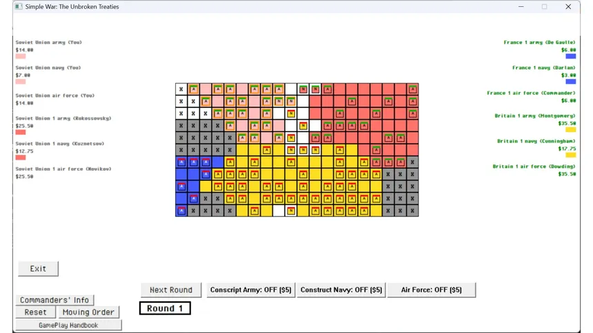 Скриншот 3 к игре Simple War: The Unbroken Treaties