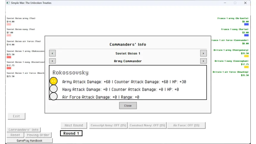 Скриншот 4 к игре Simple War: The Unbroken Treaties