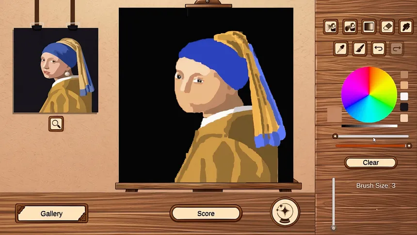 Скриншот 1 к игре The Paint Atelier: Replica Co.