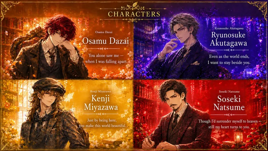 Скриншот 4 к игре Bungou Catharsis 文豪カタルシス