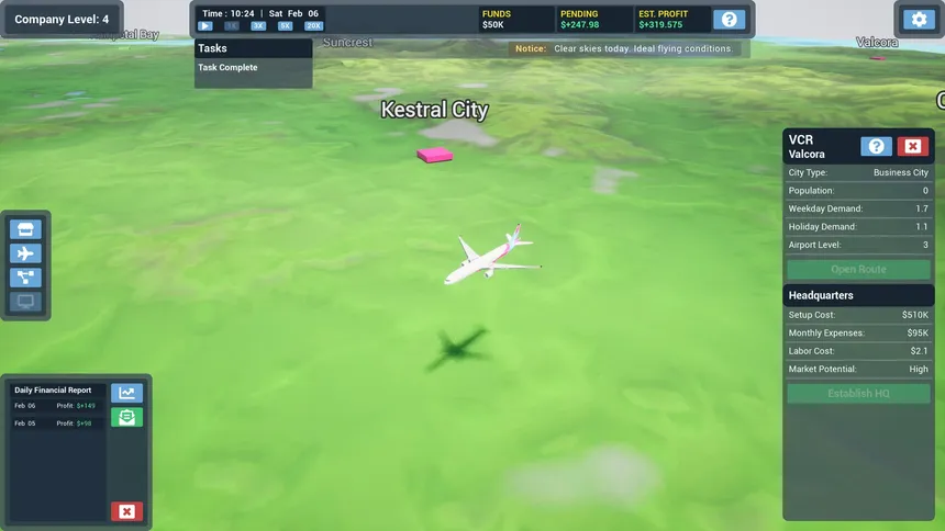 Скриншот 6 к игре Skyline Airways