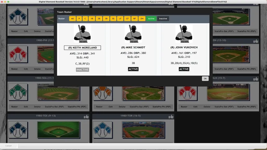 Скриншот 7 к игре Digital Diamond Baseball V14