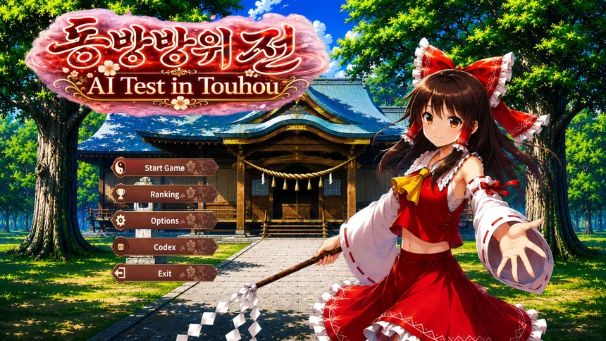 Скриншот 3 к игре 동방방위전 ~ AI Test in Touhou ~