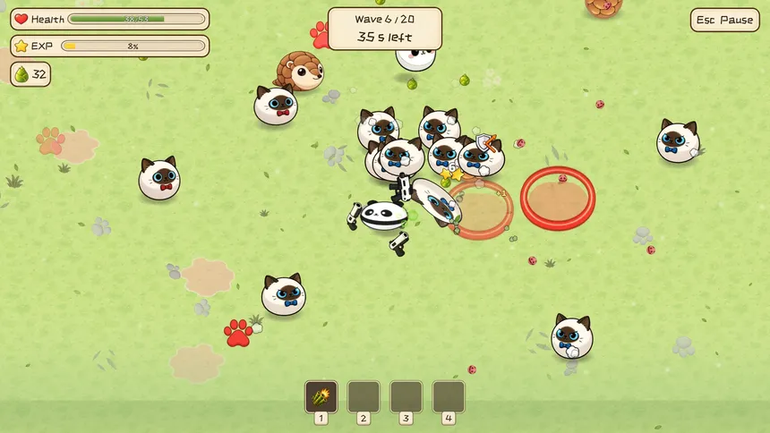 Скриншот 1 к игре 熊猫喵 Panda vs Meow