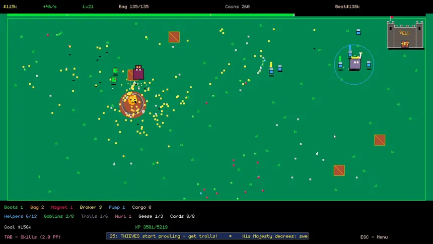Скриншот 4 к игре The King Got Too Much Gold