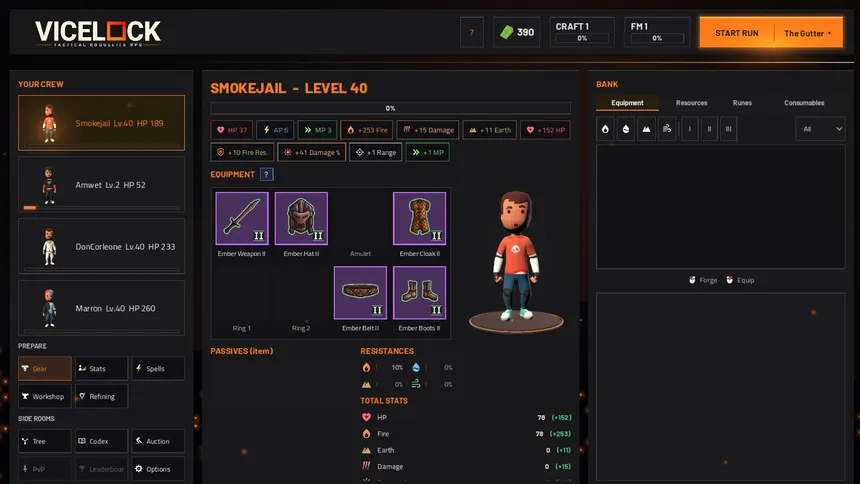 Скриншот 2 к игре Vicelock - Tactical Roguelite RPG