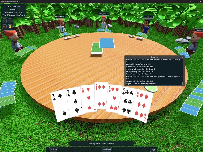 Скриншот 1 к игре Railroad Rummy