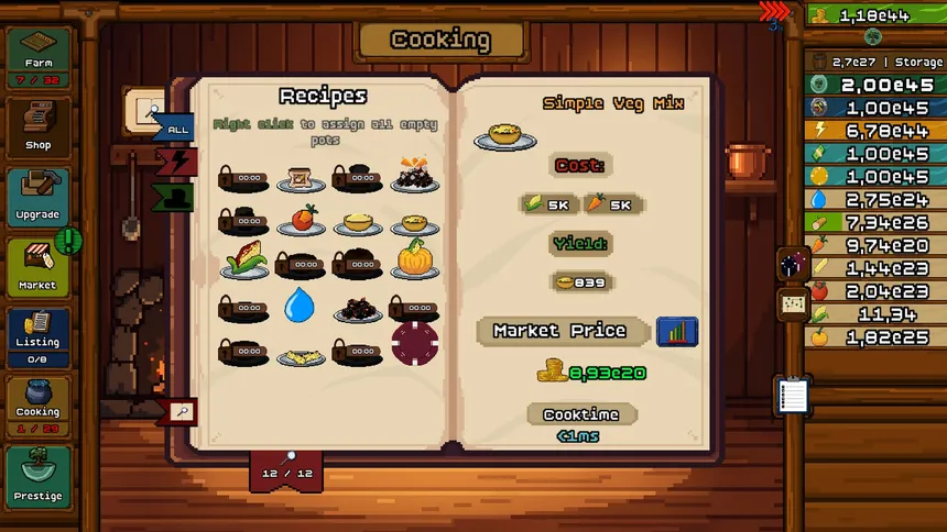 Скриншот 3 к игре Marketfield Idle