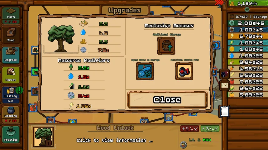 Скриншот 4 к игре Marketfield Idle