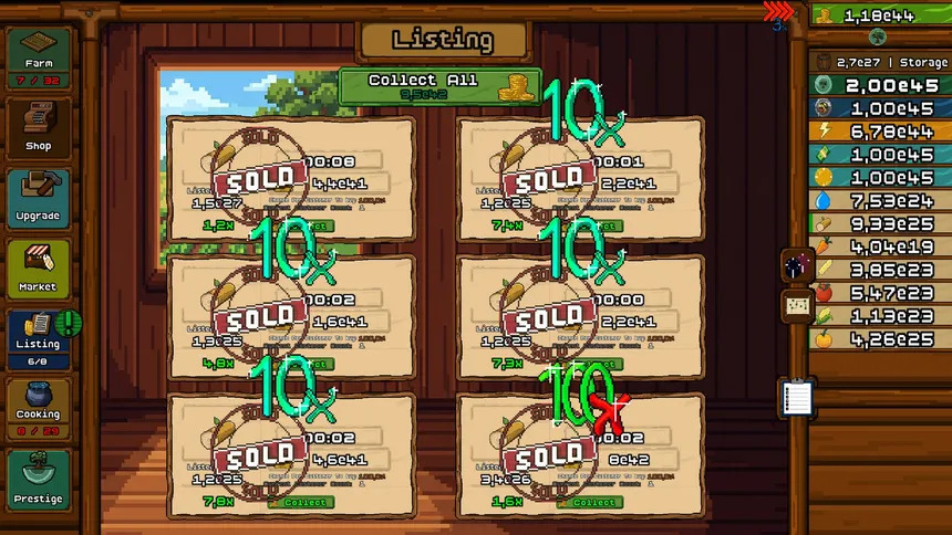Скриншот 8 к игре Marketfield Idle