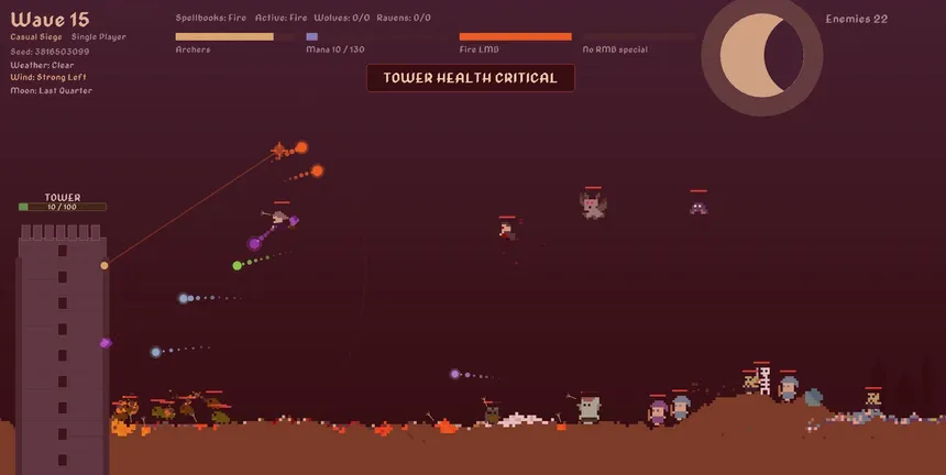 Скриншот 4 к игре Witchtower: Spell Siege