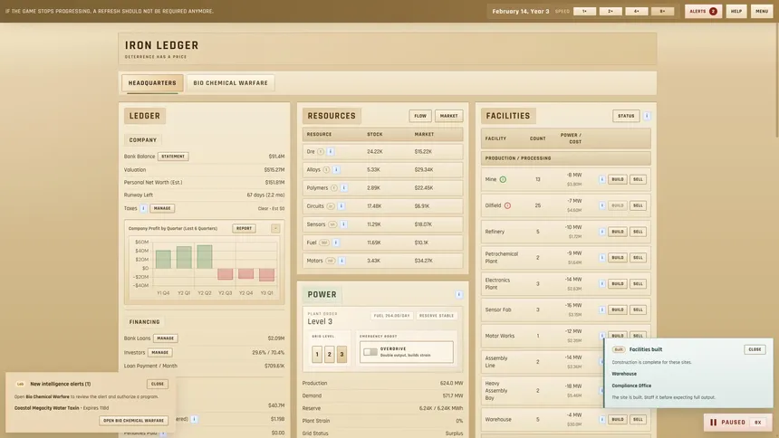 Скриншот 7 к игре Iron Ledger: Deterrence Has A Price