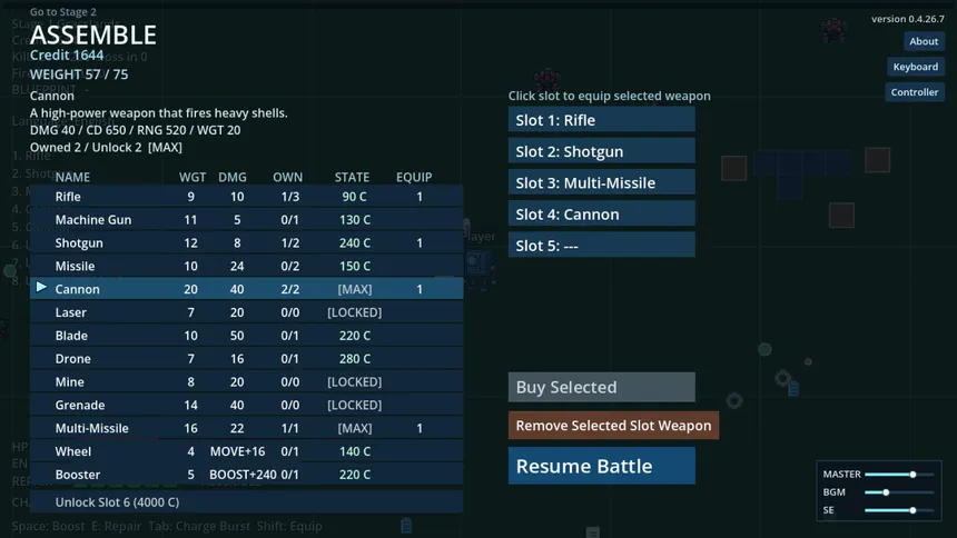 Скриншот 2 к игре OctoMech Survivors