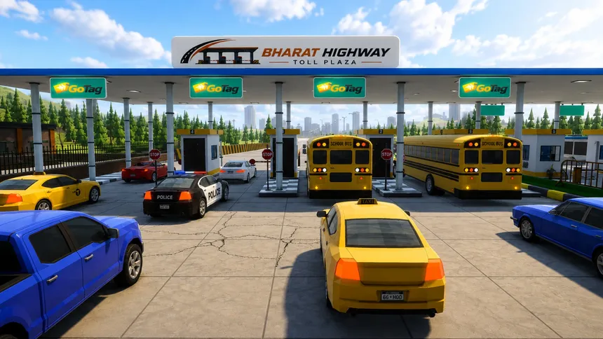 Скриншот 1 к игре Toll Plaza Simulator