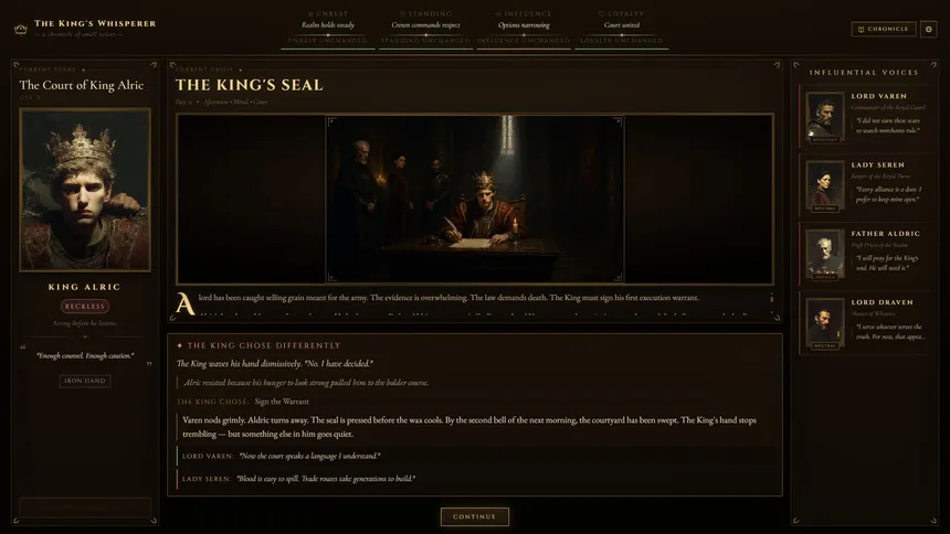 Скриншот 2 к игре The King's Whisperer