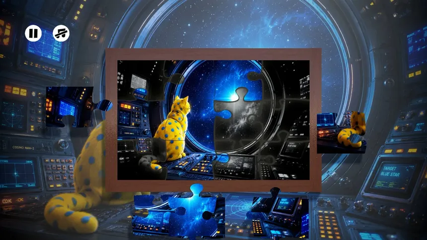 Скриншот 4 к игре Puzzles: Space Cats