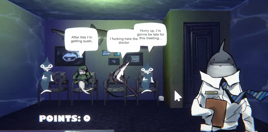 Скриншот 1 к игре Dreaming With Sharks