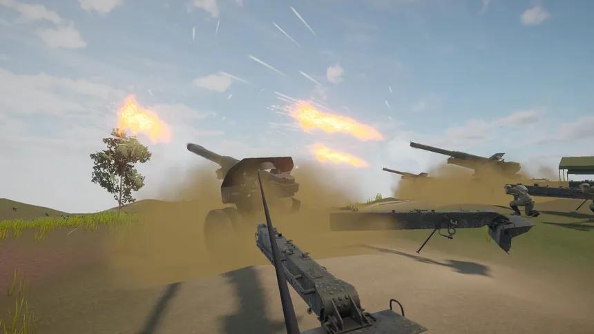 Скриншот 1 к игре Steel Fall: Field Artillery Simulator