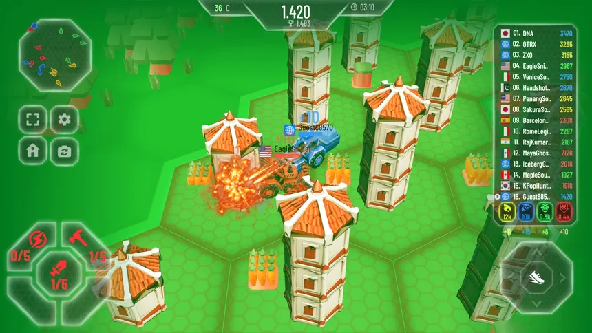 Скриншот 4 к игре Glowpits: Farmers Arena