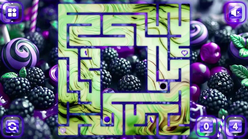 Скриншот 2 к игре Sweetie Candy Maze: Blackberry