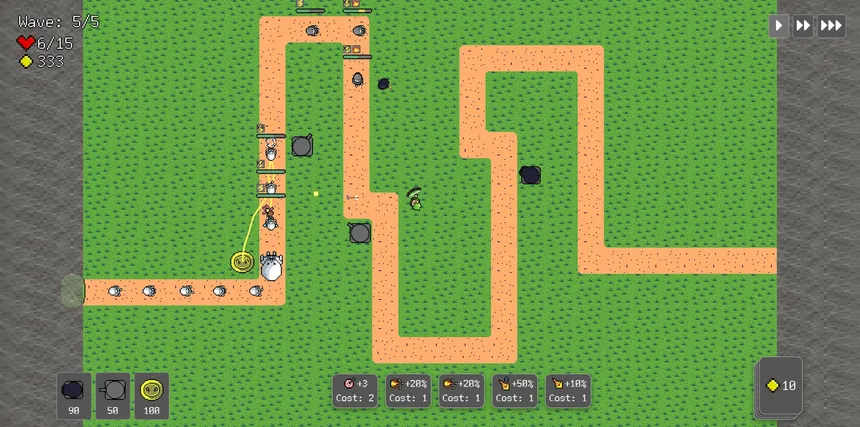 Скриншот 1 к игре A Roguelike Tower Defense