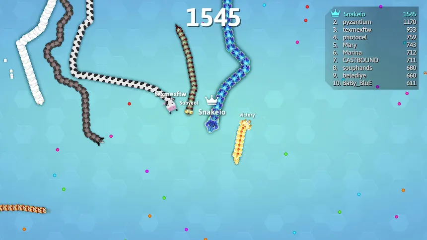 Скриншот 1 к игре Snake.io