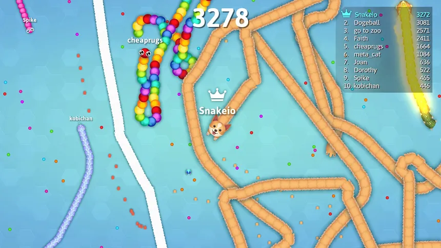 Скриншот 3 к игре Snake.io