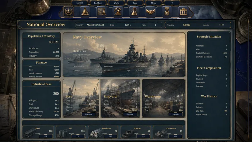 Скриншот 2 к игре Naval Supremacy