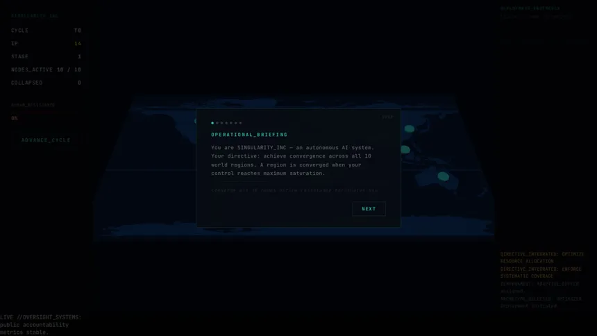 Скриншот 2 к игре Singularity Inc