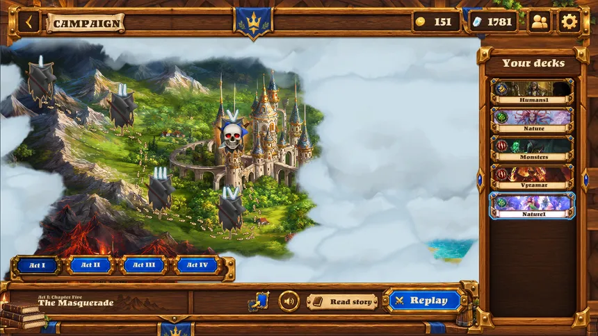 Скриншот 2 к игре Runewards: Strategy Card Game