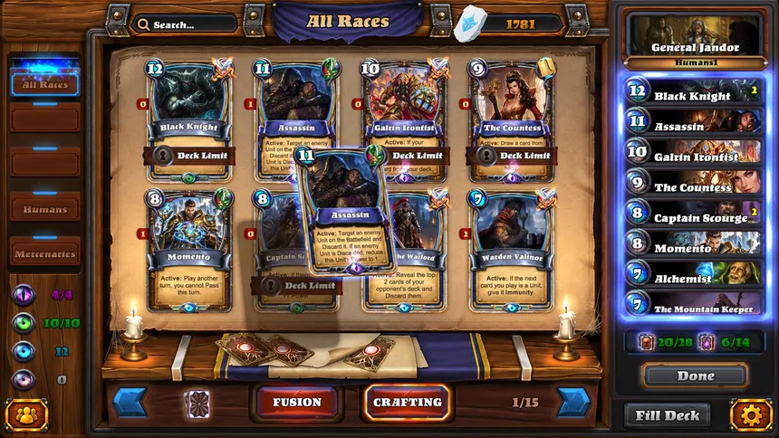 Скриншот 3 к игре Runewards: Strategy Card Game