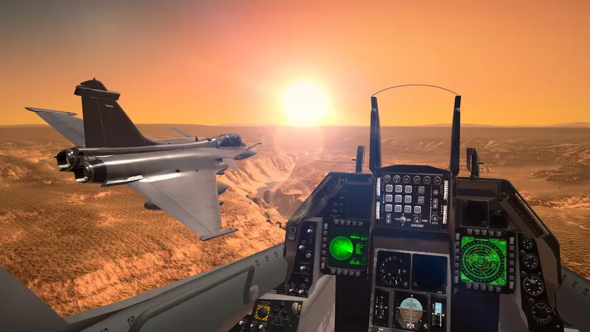 Скриншот 2 к игре Airplane Flight Simulator : Combat Zone