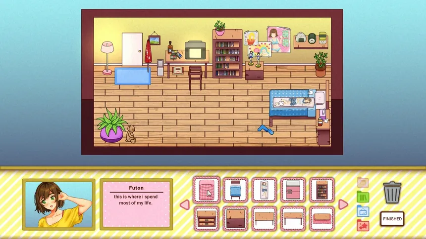 Скриншот 2 к игре Ямасэн‑тян Hermit Home Designer+