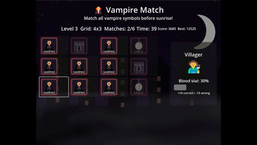 Скриншот 3 к игре Vampire Match