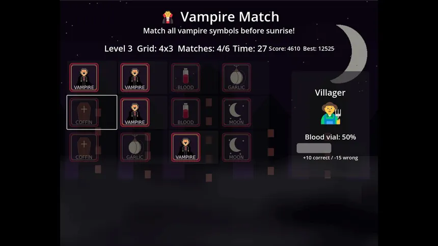 Скриншот 5 к игре Vampire Match