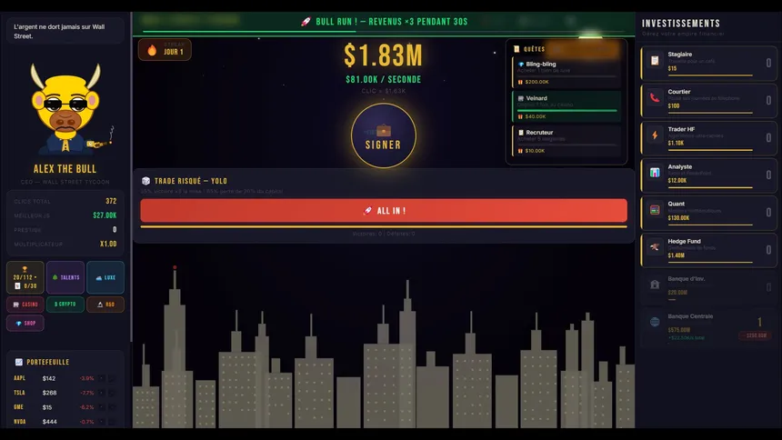 Скриншот 4 к игре Wall Street Tycoon