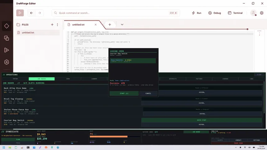 Скриншот 3 к игре Taskbar Syndicate
