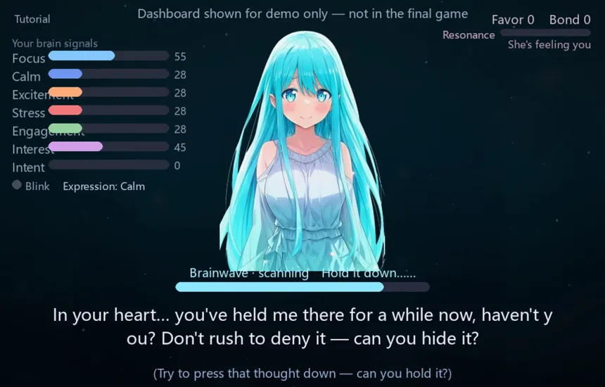 Скриншот 3 к игре BCI: A Telepathic Romance