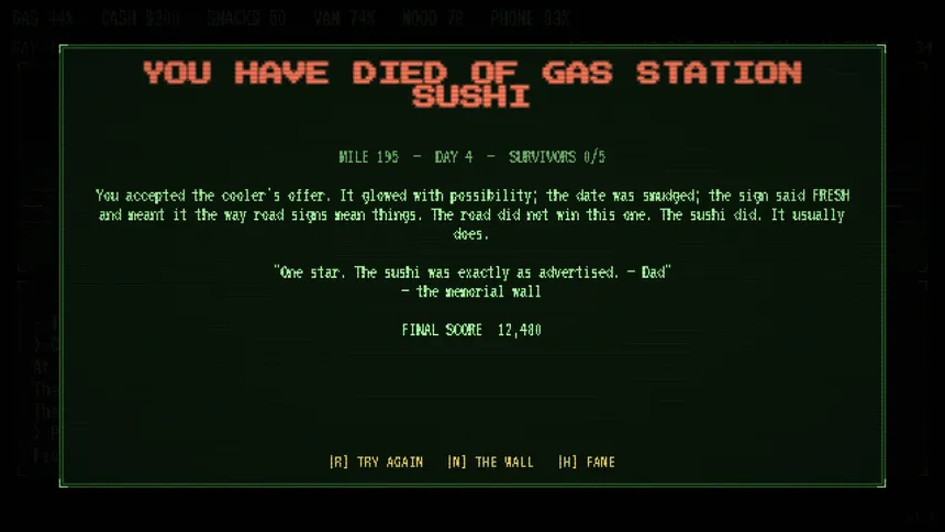 Скриншот 1 к игре Gas Snacks & Tears
