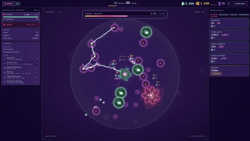 Скриншот 1 к игре Cell Defense