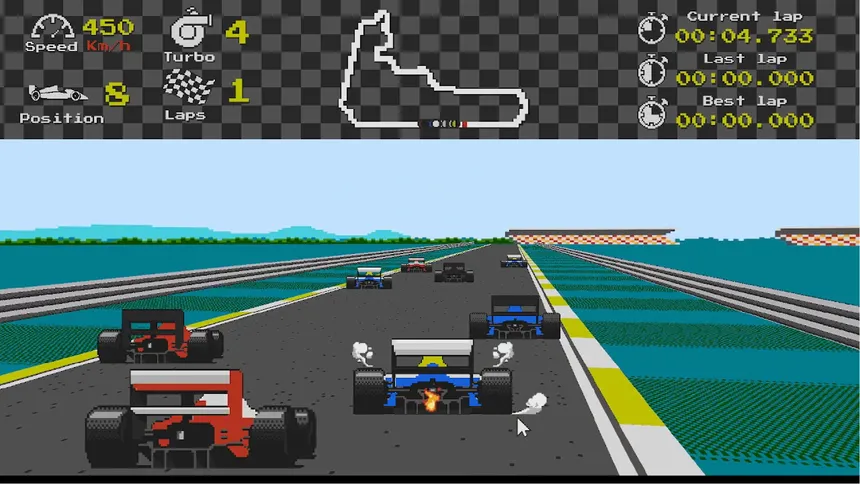 Скриншот 2 к игре Arcade 80's Racing