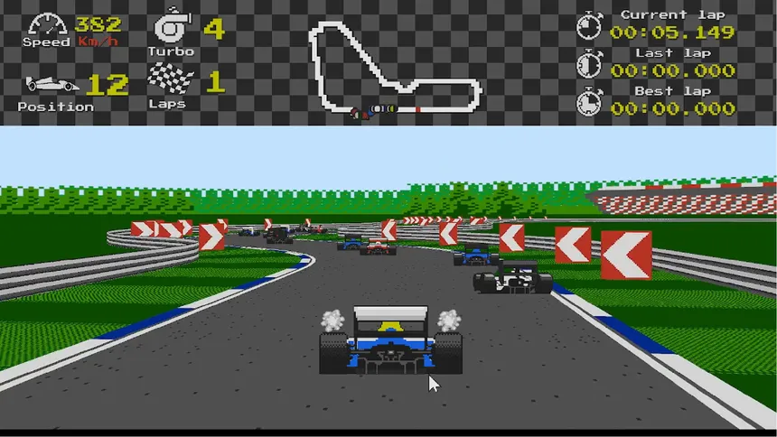Скриншот 3 к игре Arcade 80's Racing