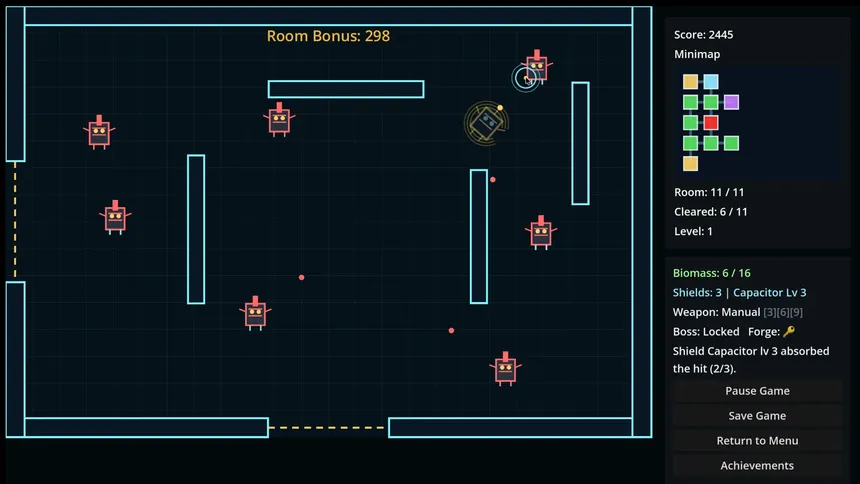 Скриншот 1 к игре Retro Robot Rescue