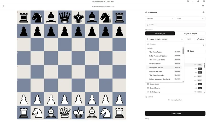 Скриншот 3 к игре Camille Queen of Chess bots