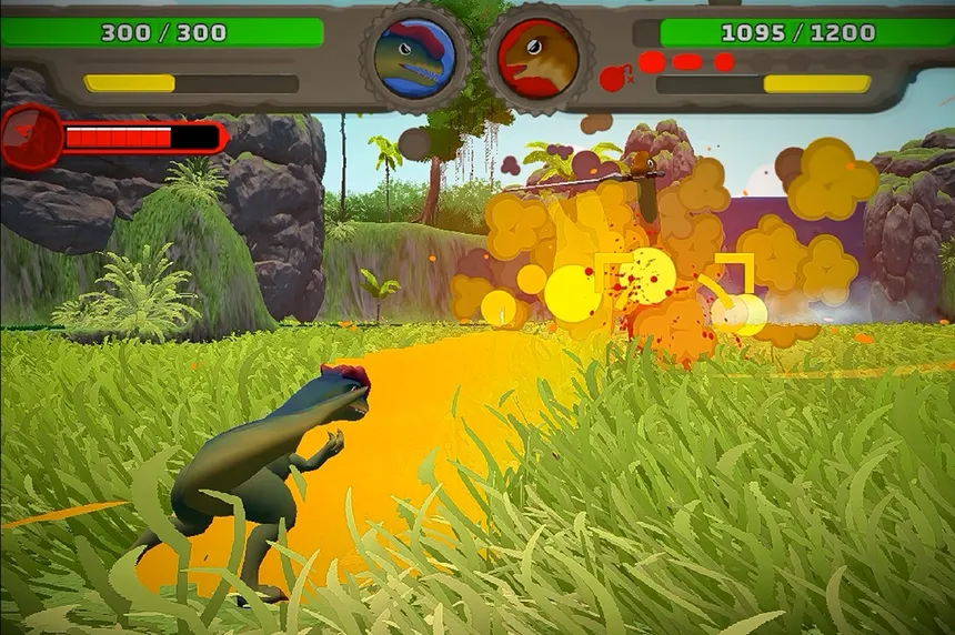 Скриншот 1 к игре DinoSWORD