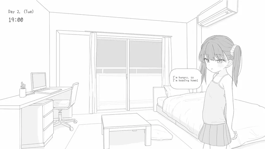 Скриншот 1 к игре Living with My Bratty Neighbor