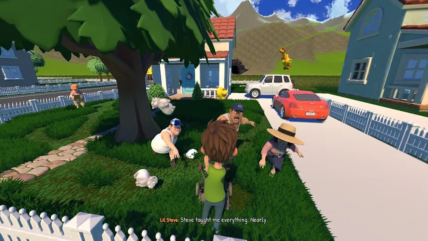 Скриншот 2 к игре Lawn Mower Mayhem