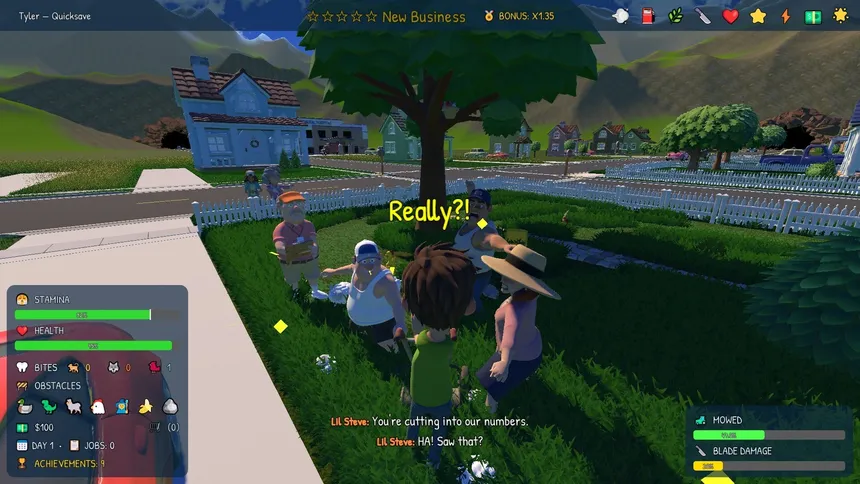 Скриншот 6 к игре Lawn Mower Mayhem